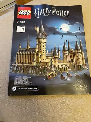 Buy Harry Potter Hogwarts Castle 71043 Book 1 Instructions  • 4.99£