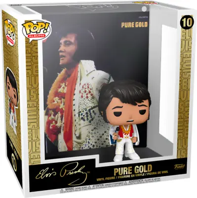 Buy Pure Gold Elvis Presley Exclusive Funko Pop Vinyl Albums Cover #10 Pre Order • 49.99£