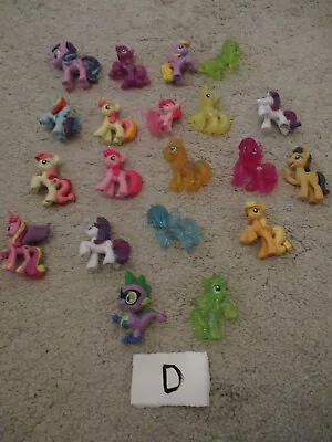 Buy 20 My Little Pony Mini Figures Unicorn Dragon Sparkly Bundle Cake Topper 5cm • 10.99£