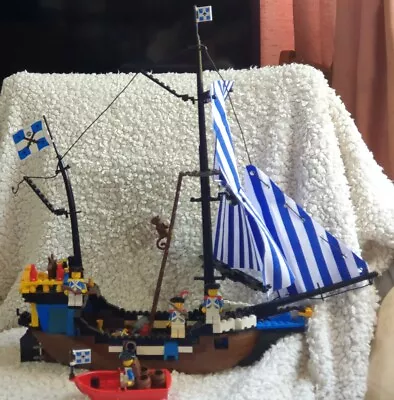 Buy Custom Built Lego Vintage Pirate Caribbean Clipper 6274 + Printed Instructions  • 59.99£