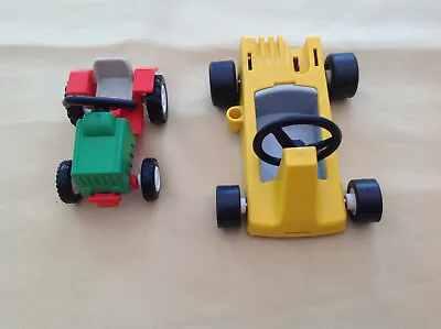 Buy Vintage Playmobil Go-cart And Tractor • 3.99£