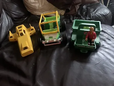 Buy Vintage Fisher Price Adventure People  Vehicles X3 And Figure • 13.50£