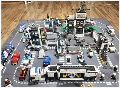 Buy ROAD Base Plate Lego Construction City T-Junction Straight Corner Bricks Kids US • 11.99£