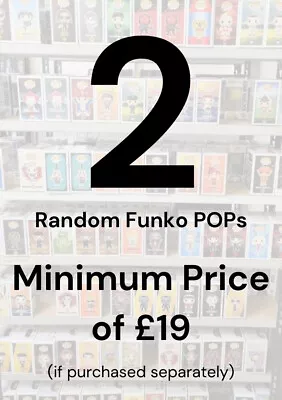 Buy Funko POP Mystery Box - Random Selection Of 2 Genuine Funko POP With Protectors • 16.99£