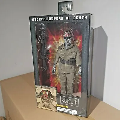 Buy Neca S.o.d. Stormtroopers Of Death Sgt. D 8  Clothed Action Figure Retro Doll • 69.90£