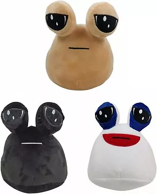 Buy 3PCS Alien Sad Pou Plush Toy Stuffed Animal Hot Game,Emotion Alien Plushie Gift • 5.99£