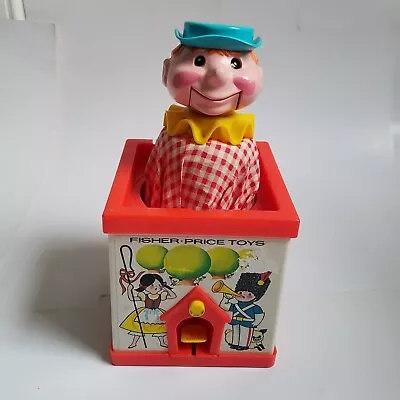 Buy Fisher Price Jack In The Box Puppet Vintage Fisher Price Toy - Semi Working • 9.99£