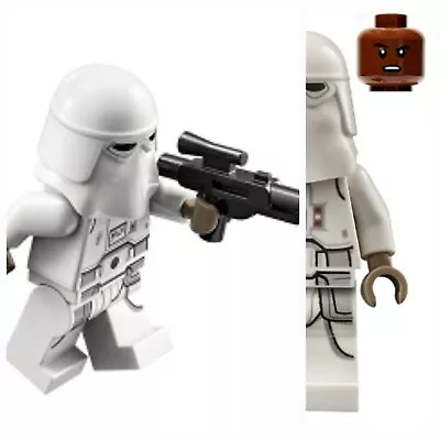 Buy Lego 75313 Star Wars Snowtrooper Male Reddish Brown Head Grimace Look • 4.95£