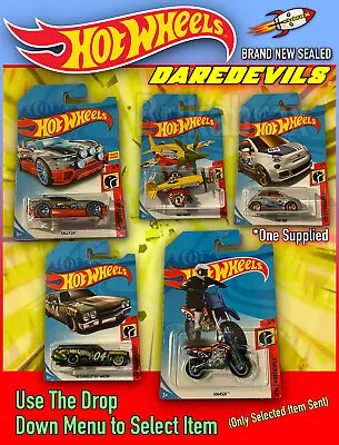 Buy Hot Wheels DAREDEVILS Die Cast Metal & Plastic Toy Cars +More! (Select Item) New • 5.49£