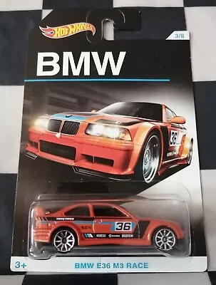 Buy 2015 Hot Wheels BMW E36 M3 Race BMW Series #3/8 • 10.99£