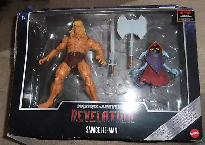 Buy Mattel Masters Of The Universe: Masterverse Savage He-Man Action Figure Opened • 10£