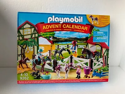 Buy PLAYMOBIL 9262 Advent Calendar Horse Farm - 125 Pieces - NEW & SEALED • 24.95£