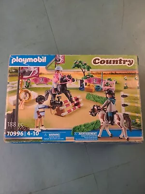 Buy Playmobil Country, Stables - Horse Riding Tournament - Set 70996 ❤️ CHARITY  • 13£