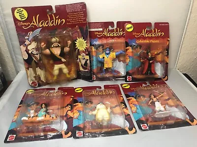 Buy Disney Mattel Aladdin Carded Figures X 6 • 40£