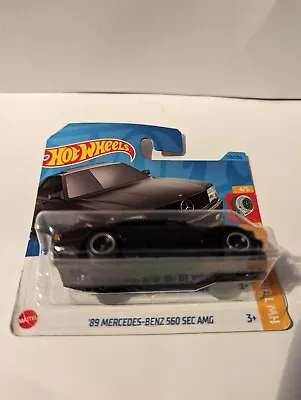 Buy Hot Wheels New Sealed 89 Mercedes 560 AMG On Short Card In Good Condition • 1.99£