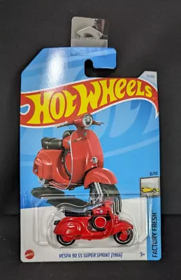 Buy Hot Wheels Vespa 90 Ss Super Sprint (1966) In Red 2024 Factory Fresh 6/10 Crease • 5.99£