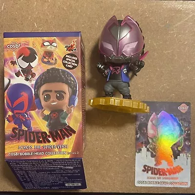 Buy Miles G. Morales Across The Spider-Verse HotToys Mystery Cosbi EXCLUSIVE Cosbaby • 55£