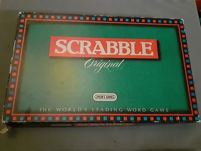 Buy Mattel Scrabble Original Spears No Blank Tiles Or Guide Sold As Seen • 5£