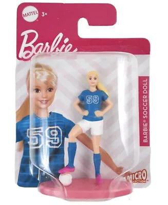Buy Barbie Micro Collection Soccer Mattel Cake Topper 2.5 Inch • 5£