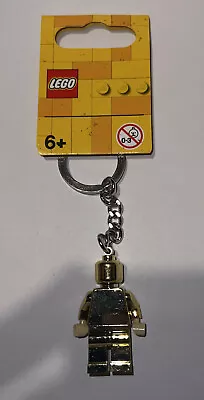 Buy Official Lego Gold Chrome Minifigure  Keyring  - Brand New (850807) • 4.99£