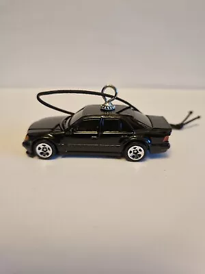 Buy UPCYCLED Hot Wheels Rear View Mirror Hanging Decoration.Mercedes Benz 500E Black • 12.50£