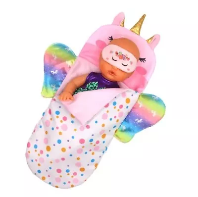 Buy Gift Idea Dolls & Barbie Sleeping Bag Bed Pillow Unicorn Toys • 8.12£