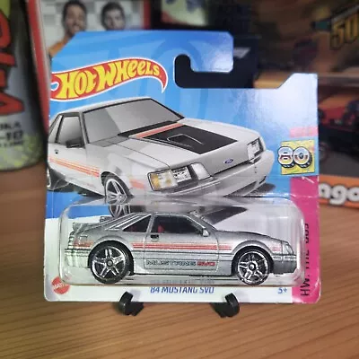 Buy Hot Wheels '84 Mustang SVO 2/10 HW The '80s 2023 25/250 Short Card Silver Ford • 2.49£