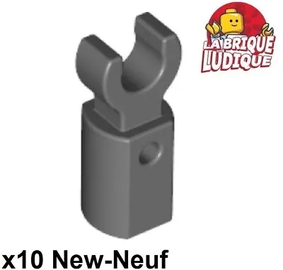 Buy LEGO 10x Bar Hook Holder Arm Clip Clamp Dark Grey/Dark B Gray 11090 • 2.19£