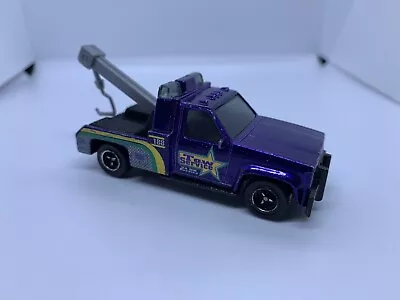 Buy Matchbox - GMC Wrecker Tow Truck Purple - Diecast Collectible - 1:64 - USED • 4£