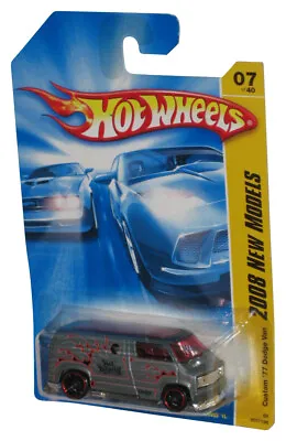 Buy Hot Wheels 2008 New Models Silver Custom '77 Dodge Van Toy 007/196 • 10.94£