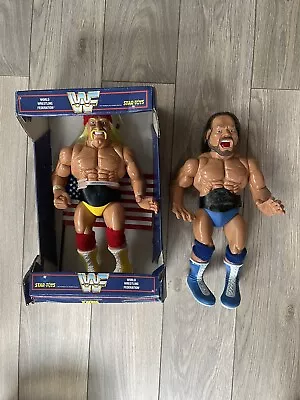 Buy Wwf Star Toys Hulk Hogan & Hacksaw Jim Duggan Wrestling Figures WWE Hasbro 1991 • 220£