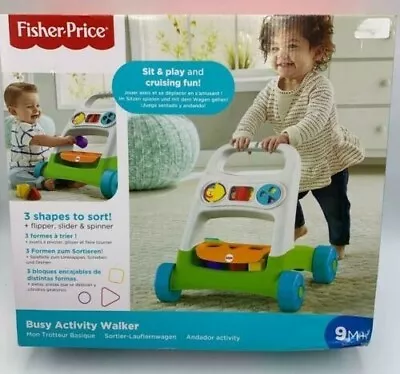 Buy Fisher Price Baby Busy Activity Walker Age 9M+  Brand New YJN001  NG • 28£