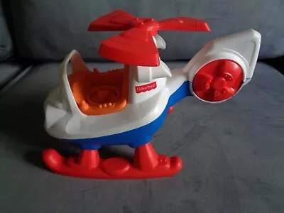 Buy Fisher Price Little People Helicopter With Sounds & Phrases Great Little Toy • 9.99£