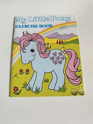 Buy Vintage My Little Pony Exercise Notebook G1 - 1980s Stationery Note Book Jotter • 25£