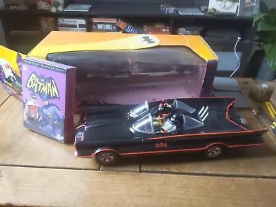 Buy Mattel 1/12 Batman 1966 Classic Batmobile With Figures And DVD Complete Set • 139.99£