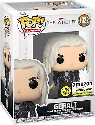 Buy The Witcher - Geralt 1322 Amazon Exclusive Glows - Funko Pop! Vinyl Figure • 14.65£
