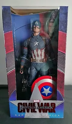 Buy NECA Figure 18 Inches 1/4 Scale Captain America Civil War MIB Brand New! • 130£