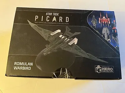 Buy New Star Trek Official Starships Collection Picard Romulan Warbird Model • 46.99£