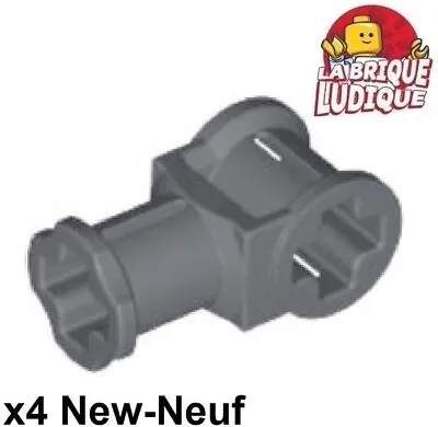 Buy LEGO Technic 4x Axle Axle Pin Connector Hole Dark Grey/Dark B Gray 32039 NEW • 1.45£