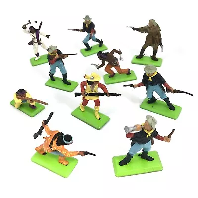 Buy Britains Deetail 10x 7th Cavalry Cowboys & Apache Indians JOB LOT Made UK • 38£