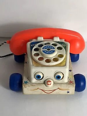Buy  Vintage 60s Fisher Price Chatter Box Telephone  • 16£