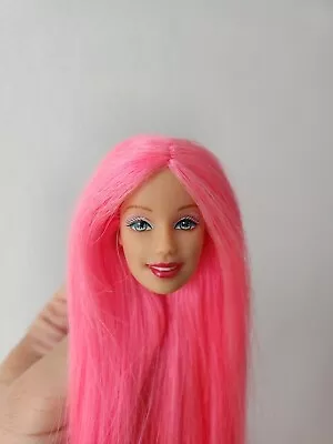 Buy 2002 Mattel Barbie Mermaid Fantasy Hair Pink Head • 29.86£