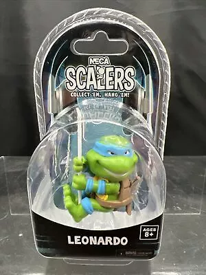 Buy Neca Scalers 2'' Teenage Mutant Ninja Turtles Leonardo Mini Action Figure New • 3.99£