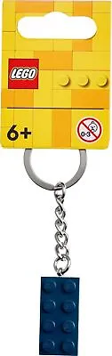 Buy Classic LEGO Keyring Brick 2x4 Earth Blue 854237 Keychain Accessory Collectable • 8.45£