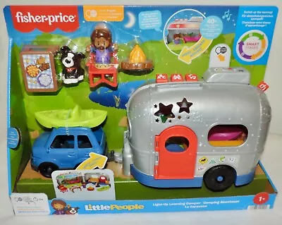Buy NEW Fisher-Price LIGHT-UP LEARNING CAMPER W/40+ Songs, Sounds, Phrases - Age 1+ • 30.99£