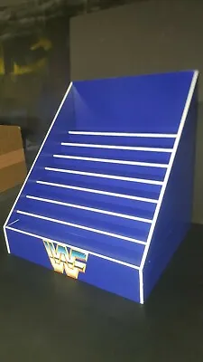 Buy WWE/WWF Custom Made Classic Blue Detolf Display For Hasbro Figures • 35£