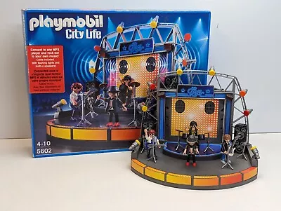 Buy Playmobil City Life 5602 Live Stage With Band Boxed - Complete - Tested Working • 19.99£
