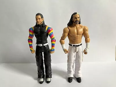 Buy WWE Matt & Jeff Hardy Wrestling Figures Mattel Bundle Hardy Boyz  • 12£