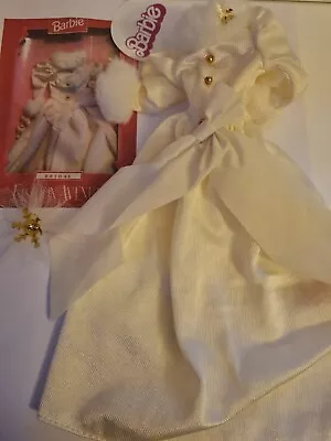 Buy 1997 Barbie Mattel Bridal Winter Snow Flake Gown #17630 Genuine Fashion Avenue  • 18.53£