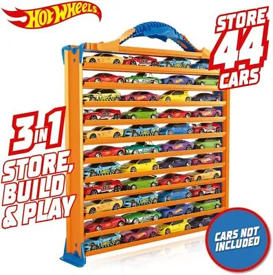 Buy Hot Wheels Rack N Track Storage System For 44 Cars **BRAND NEW** • 24.99£
